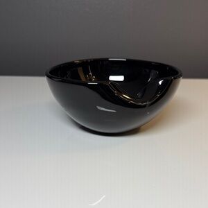 Tiffany & Co. Elsa Peretti Black Thumbprint Bowl, as is, no box, Size Small